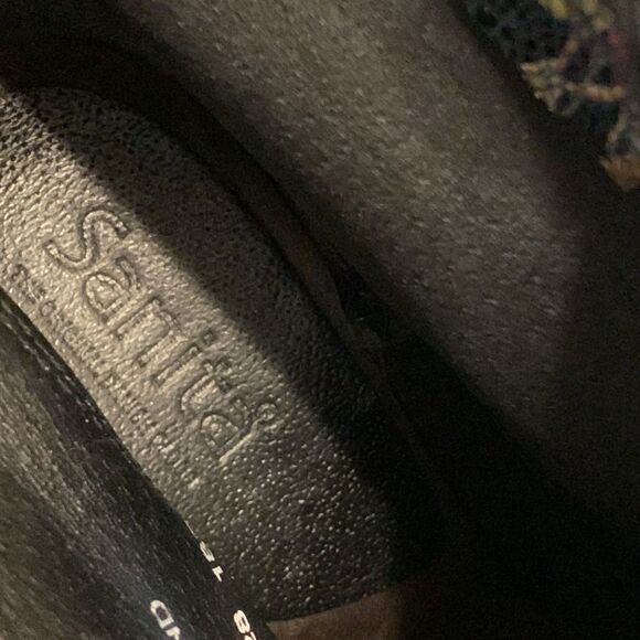 Sanita Safran Size 37 - 6 cracked leather clog ankle boots in floral rose - Picture 13 of 16